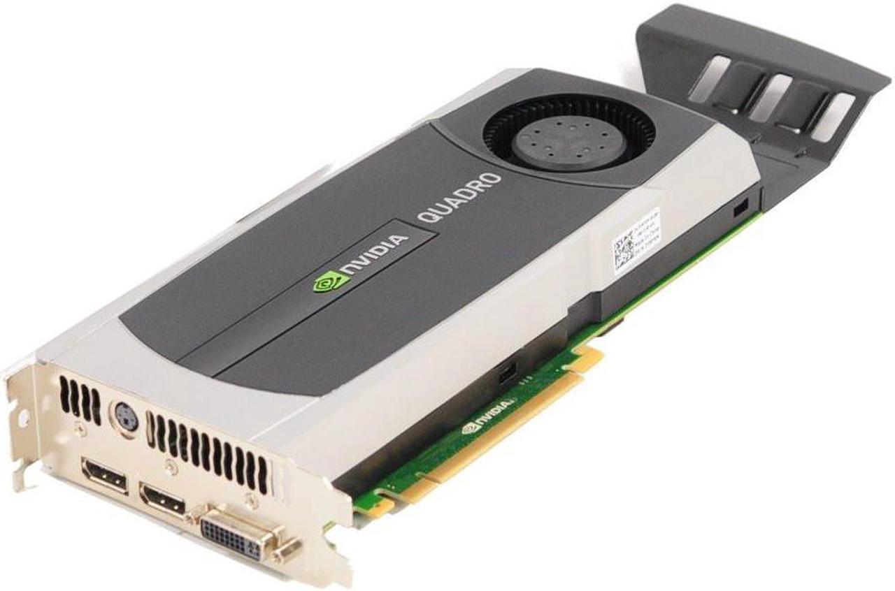 Nvidia Quadro 5000 2.5GB GDDR5 320-bit PCI Express 2.0 x16 Full Height Video Card with Rear Bracket