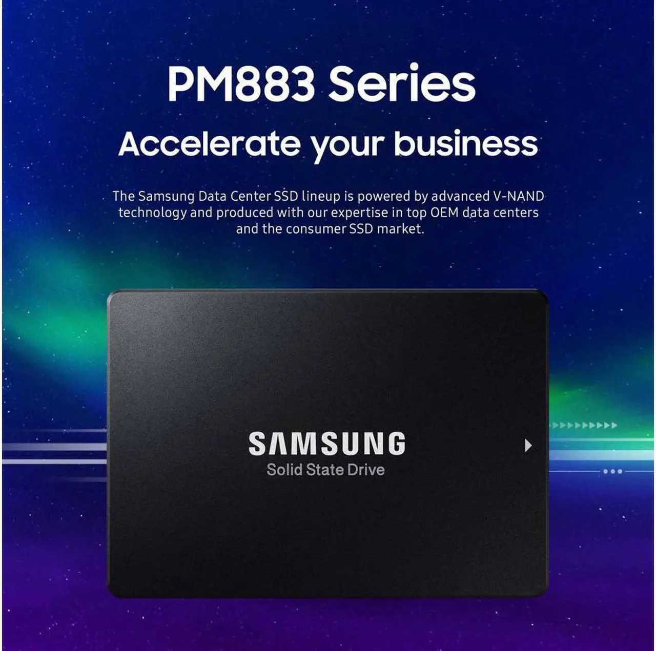 Alt view image 2 of 5 - Samsung PM883 3.84TB SATA 6Gb/s 2.5-Inch Enterprise SSD MZ7LH3T8HMLT MZ-7LH3T80
