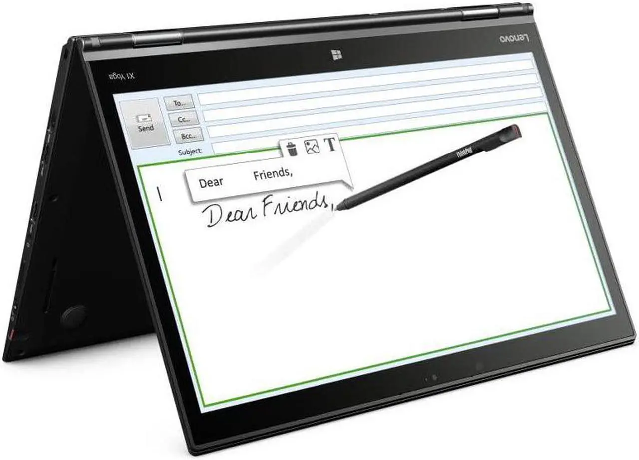 Alt view image 8 of 9 - OLED 2016 Lenovo ThinkPad Carbon X1 Yoga Premium Convertible Windows 10 Pro Laptop - Intel i7-6600U, 1TB SSD, 16GB RAM, 14" WQHD OLED 2560x1440 Touchscreen with Stylus Pen