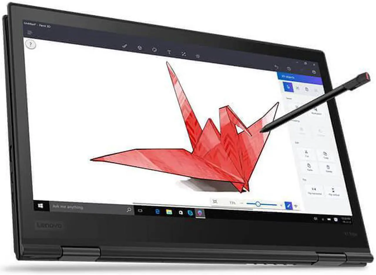 Alt view image 4 of 4 - 2018 Lenovo ThinkPad X1 Yoga (3rd Gen) Multimode Ultrabook - Windows 10 Pro - Intel i7-8650U, 512GB NVMe-PCIe , 16GB RAM, 14" WQHD HDR (2560×1440) Touchscreen with Pen, Fingerprint Reader (Black)