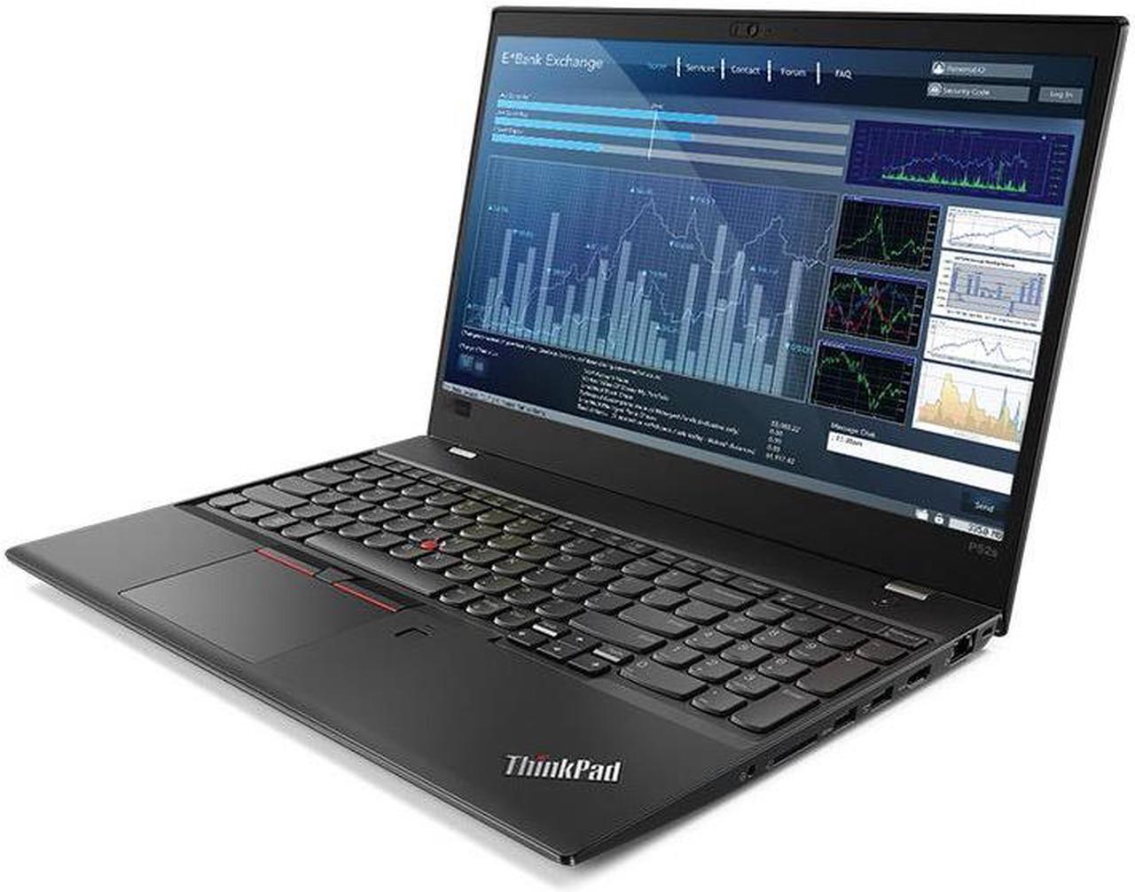 Alt view image 2 of 4 - Lenovo ThinkPad P52s Mobile Workstation Laptop - Windows 10 Pro, i7-8550U, 16GB RAM, 256GB PCIe NVMe SSD, 15.6" FHD 1920x1080 IPS Touchscreen, NVIDIA Quadro P500, Backlit Keyboard
