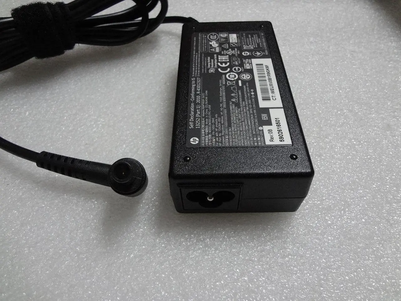 Alt view image 2 of 5 - Original for HP 65W 19.5V 3.33A TPC-LA58 PA-1650-39HE 724264-001 AC Adapter