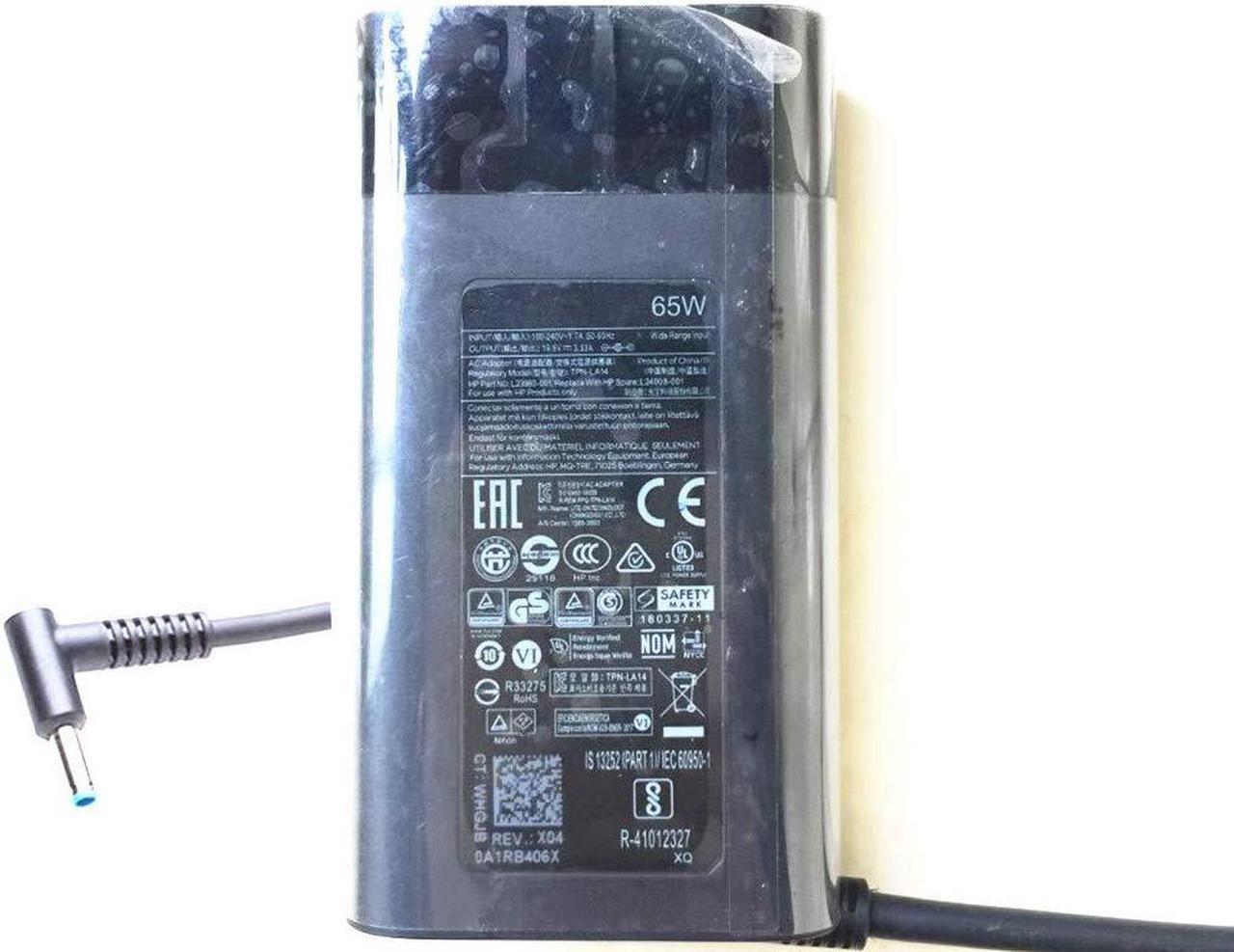 AC Adapter for HP Pro 735G5 19.5V 3.33A 65W Blue Tip TPN-LA14 L23960-001 L24008-001 15M-CN 16M-CN0012DX L24008-001