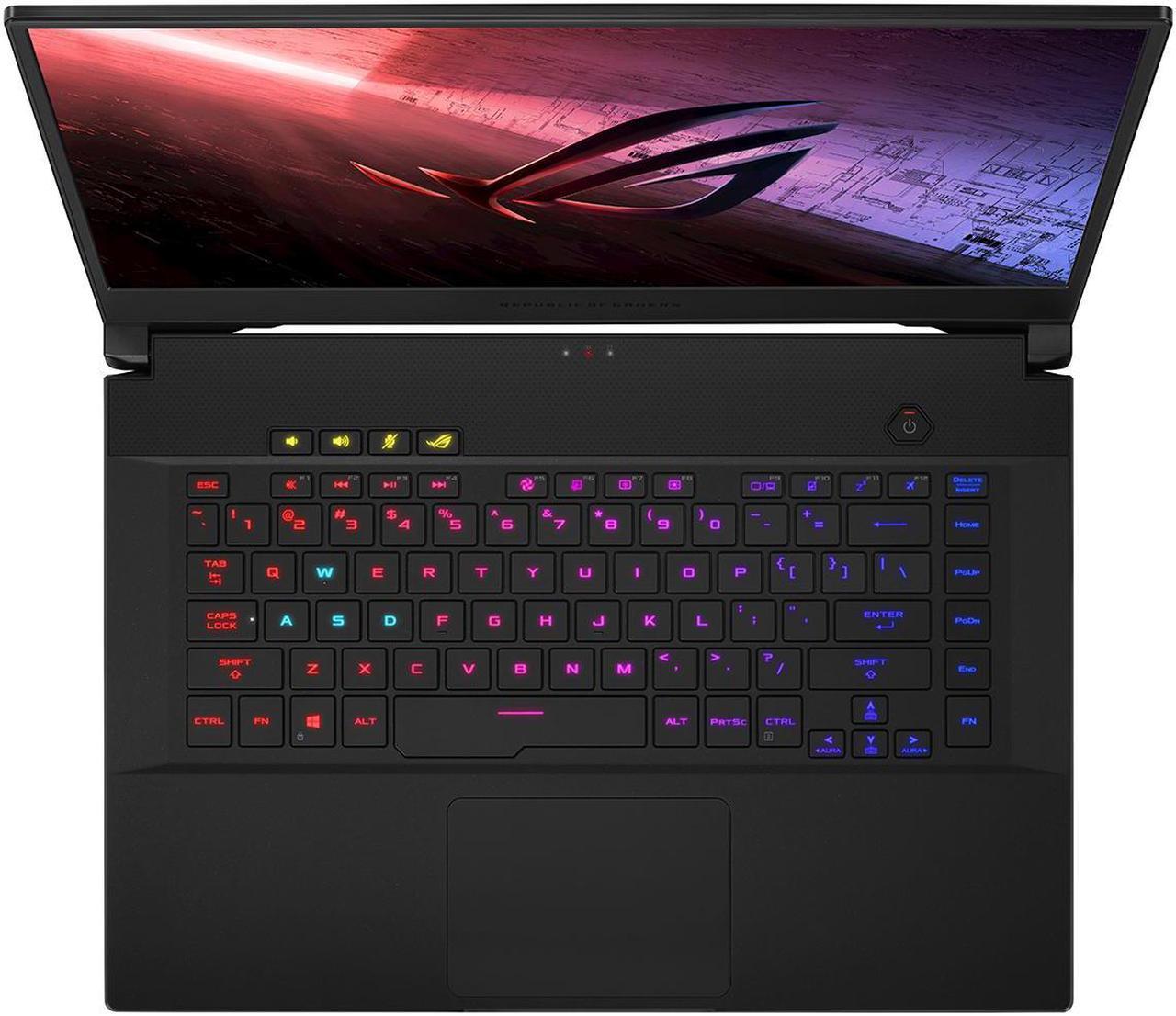 Alt view image 6 of 6 - ASUS ROG Zephyrus S15 Gaming & Entertainment Laptop (Intel i7-10875H 8-Core, 16GB RAM, 2x512GB PCIe SSD (1TB), 15.6" Full HD (1920x1080), NVIDIA RTX 2070 Super, Wifi, Bluetooth, Win 10 Pro)