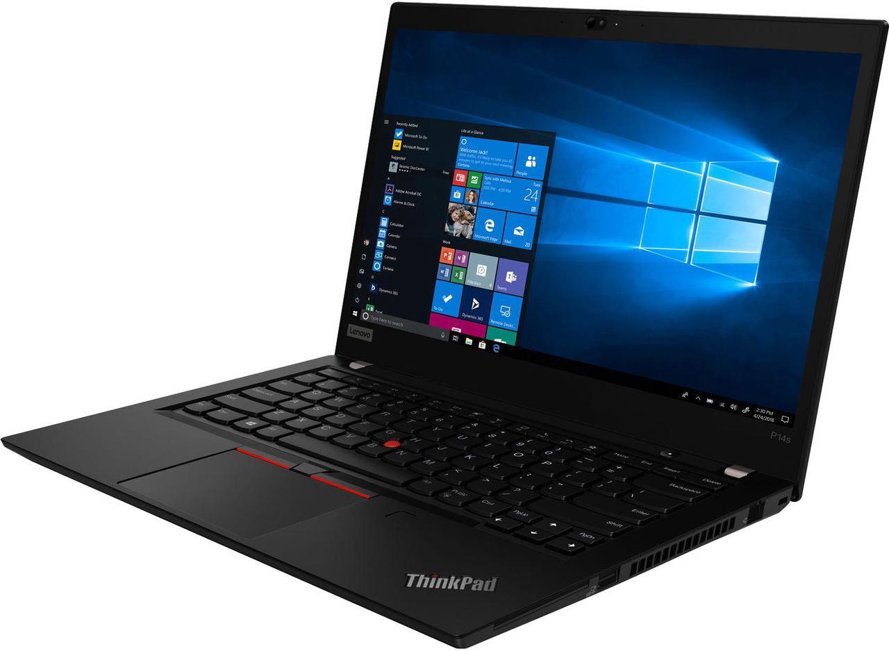 Alt view image 2 of 5 - Lenovo ThinkPad P14s Gen1 Home and Business Laptop (Intel i7-10510U 4-Core, 40GB RAM, 1TB m.2 SATA SSD, 14.0" Full HD (1920x1080), NVIDIA Quadro P520, Wifi, Bluetooth, Webcam, 1xHDMI, Win 10 Pro)