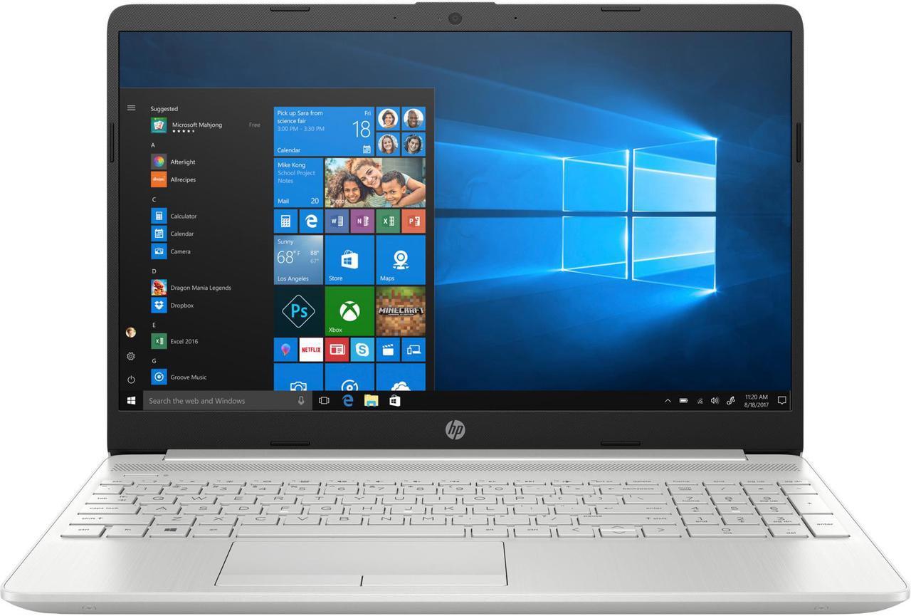 Main image of HP  15-dw3033dx Everyday Value Laptop (Intel i3-1115G4 2-Core, 16GB RAM, 256GB PCIe SSD, 15.6" Full HD (1920x1080), Intel UHD, Fingerprint, Wifi, Bluetooth, Webcam, 2xUSB 3.0, 1xHDMI, Win 10 Home)