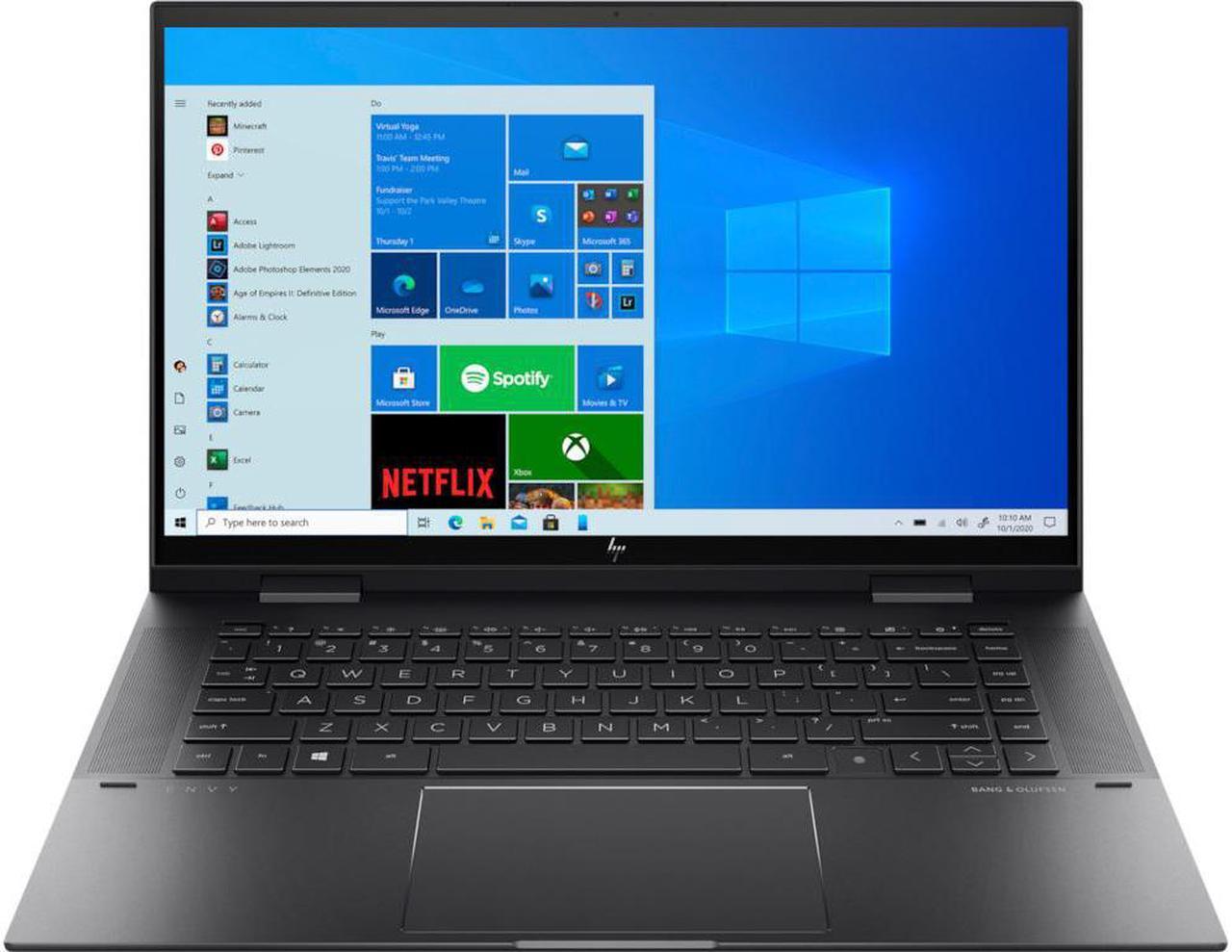 Main image of HP ENVY x360 15 Home & Entertainment 2-in-1 Laptop (AMD Ryzen 7 5700U 8-Core, 16GB RAM, 256GB PCIe SSD, 15.6" Touch  Full HD (1920x1080), AMD Radeon, Active Pen, Wifi, Bluetooth, Win 10 Home)
