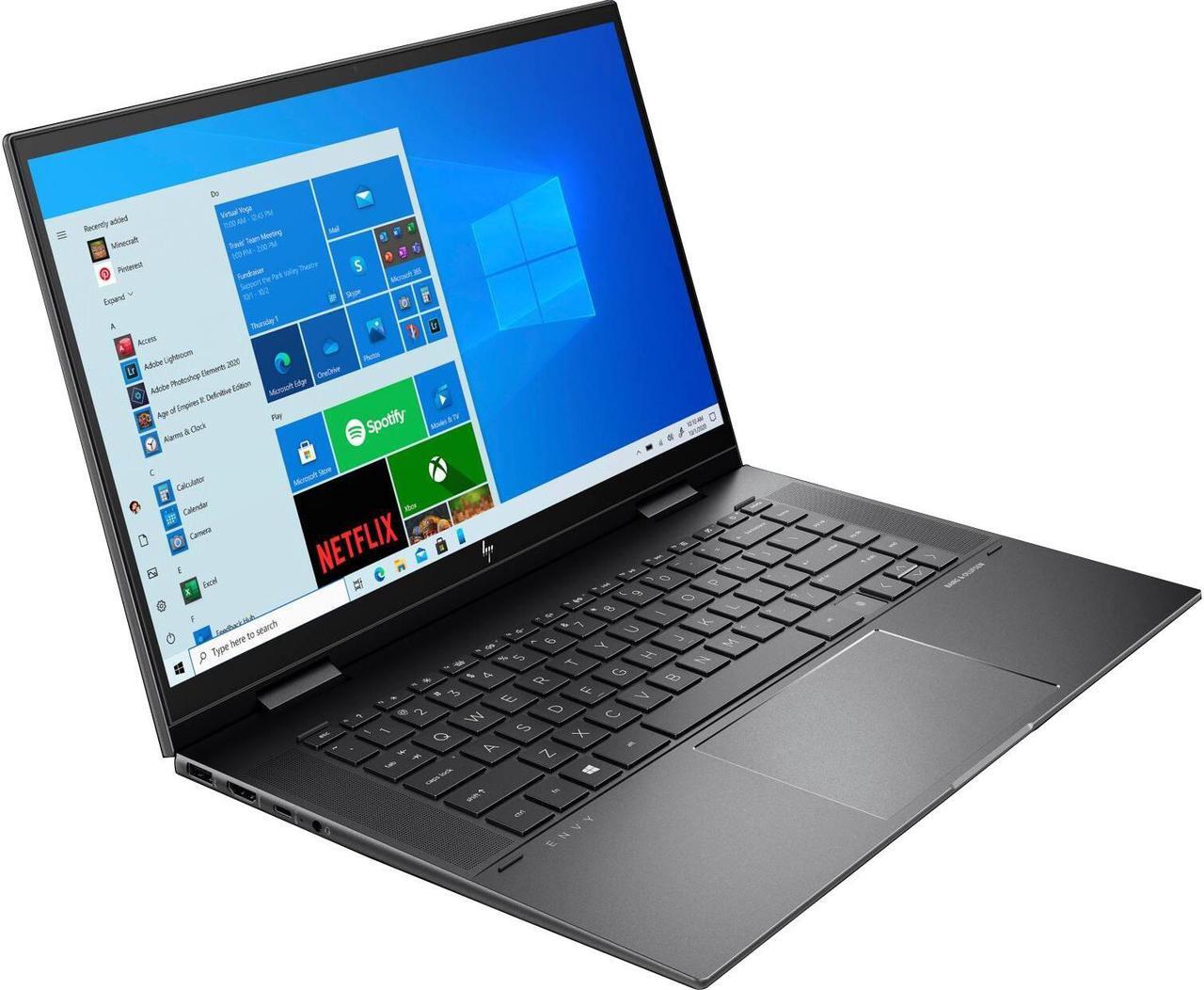 Alt view image 4 of 5 - HP ENVY x360 15 Home & Entertainment 2-in-1 Laptop (AMD Ryzen 7 5700U 8-Core, 16GB RAM, 256GB PCIe SSD, 15.6" Touch  Full HD (1920x1080), AMD Radeon, Active Pen, Wifi, Bluetooth, Win 10 Home)