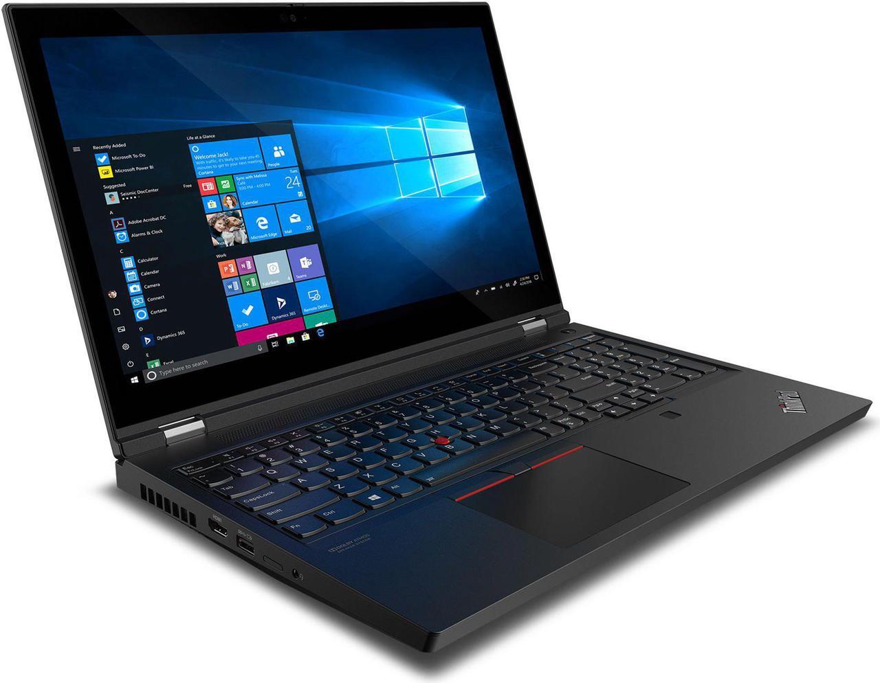 Alt view image 2 of 4 - Lenovo ThinkPad P15 Workstation Laptop (Intel i7-10750H 6-Core, 32GB RAM, 2x4TB PCIe SSD (8TB), 15.6" Full HD (1920x1080), NVIDIA Quadro T1000, Fingerprint, Wifi, Bluetooth, Webcam, Win 10 Pro)