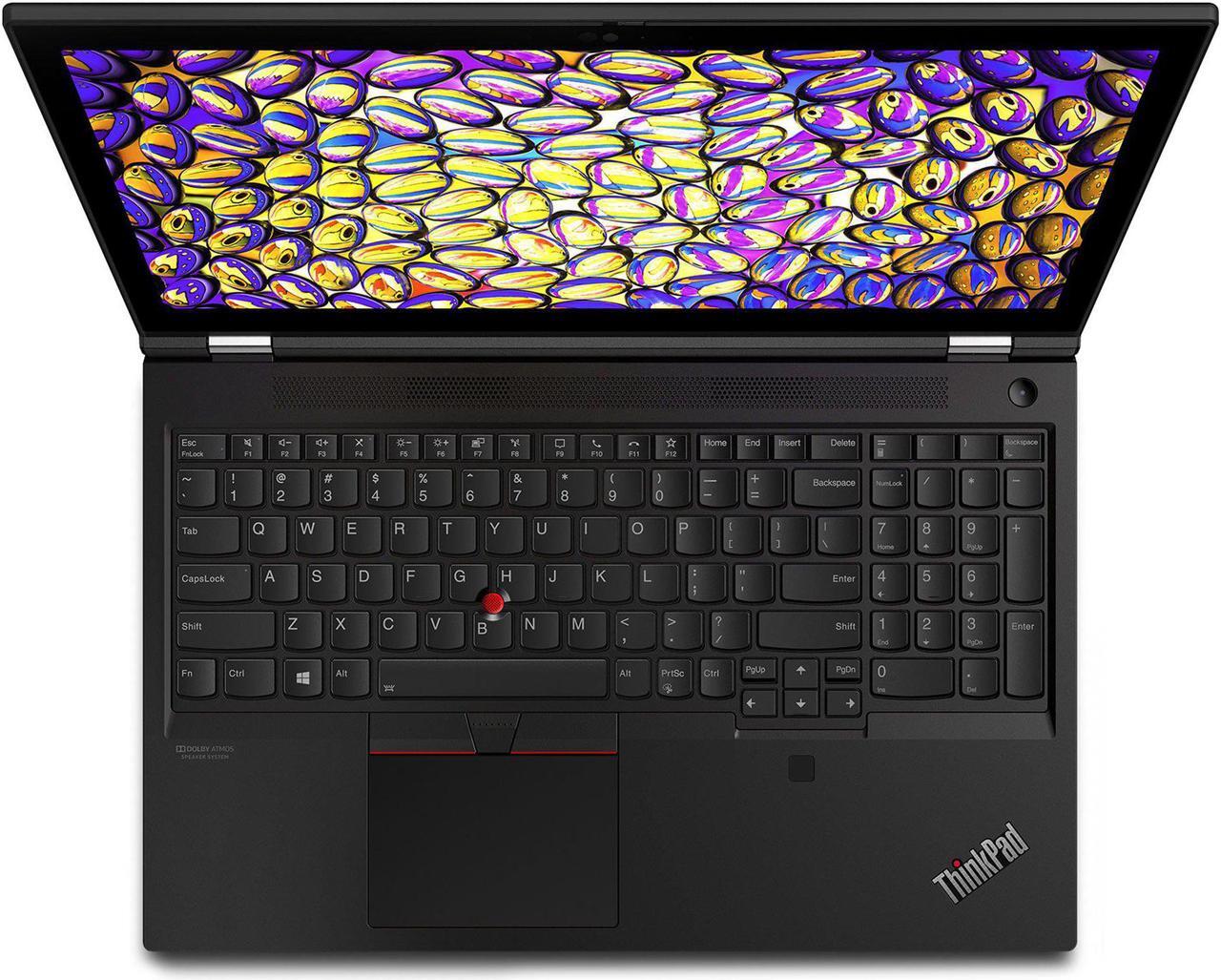 Alt view image 4 of 4 - Lenovo ThinkPad P15 Workstation Laptop (Intel i7-10750H 6-Core, 32GB RAM, 2x4TB PCIe SSD (8TB), 15.6" Full HD (1920x1080), NVIDIA Quadro T1000, Fingerprint, Wifi, Bluetooth, Webcam, Win 10 Pro)