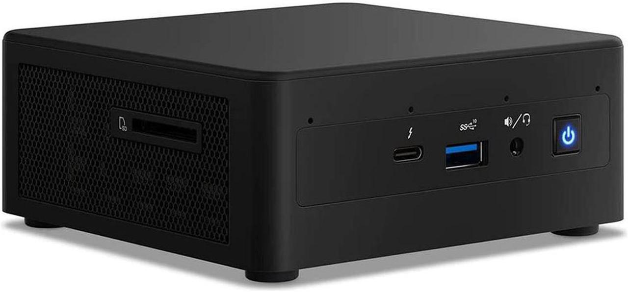 Main image of Intel NUC11PAHi7 Home & Business Mini Desktop (Intel i7-1165G7 4-Core, Integrated Graphics, 64GB RAM, 2TB m.2 SATA SSD, Wifi, USB 3.2, HDMI, Bluetooth, Display Port, SD Card, Win 10 Home)