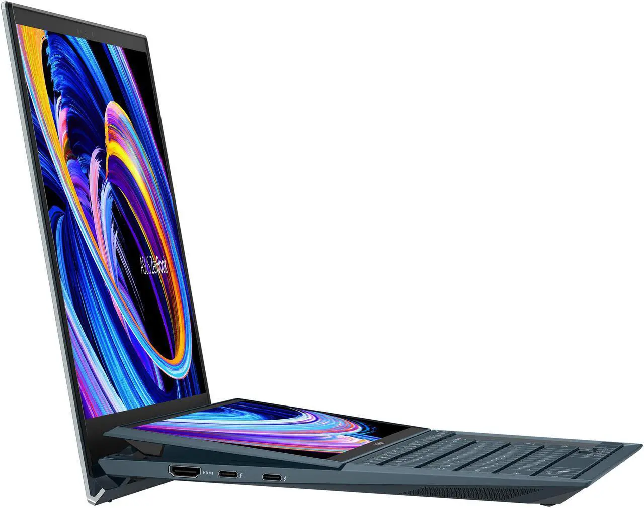 Alt view image 6 of 7 - ASUS ZenBook Duo 14 School & Business Laptop (Intel i7-1195G7 4-Core, 8GB RAM, 2TB PCIe SSD, 14.0" Touch  Full HD (1920x1080), Intel Iris Xe, Wifi, Bluetooth, Webcam, 1xHDMI, Win 10 Pro)