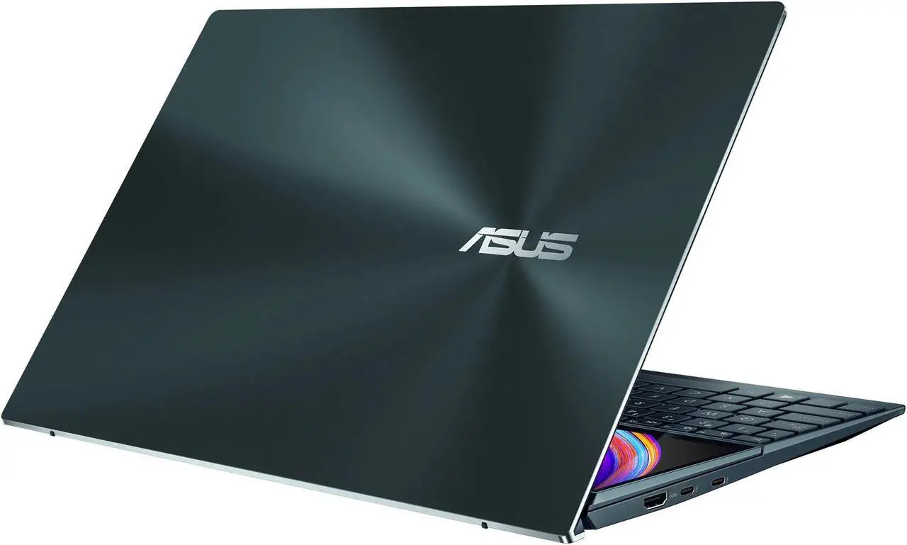 Alt view image 4 of 7 - ASUS ZenBook Duo 14 School & Business Laptop (Intel i7-1195G7 4-Core, 8GB RAM, 2TB PCIe SSD, 14.0" Touch  Full HD (1920x1080), Intel Iris Xe, Wifi, Bluetooth, Webcam, 1xHDMI, Win 10 Pro)