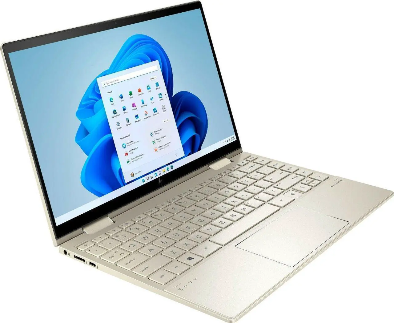 Alt view image 3 of 7 - HP ENVY x360  Home & Business 2-in-1 Laptop (Intel i5-1135G7 4-Core, 13.3" 60Hz Touch Full HD (1920x1080), Intel Iris Xe, 8GB RAM, 512GB PCIe SSD, Win 10 Pro) with Thunderbolt Dock WD19TBS