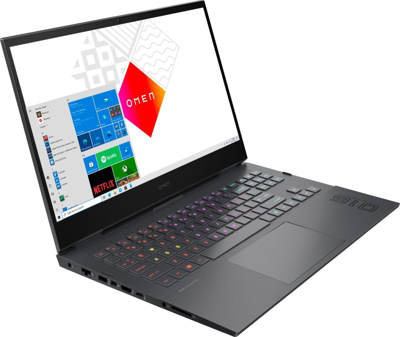 Alt view image 2 of 5 - HP OMEN 16  Gaming & Entertainment Laptop (AMD Ryzen 7 5800H 8-Core, 16.1" 144Hz Full HD (1920x1080), NVIDIA GeForce RTX 3050 Ti, 32GB RAM, 2TB PCIe SSD, Win 11 Pro) with WD19S 180W Dock