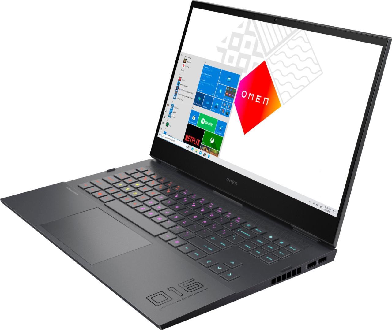 Alt view image 3 of 5 - HP OMEN 16  Gaming & Entertainment Laptop (AMD Ryzen 7 5800H 8-Core, 16.1" 144Hz Full HD (1920x1080), NVIDIA GeForce RTX 3050 Ti, 32GB RAM, 2TB PCIe SSD, Win 11 Pro) with WD19S 180W Dock