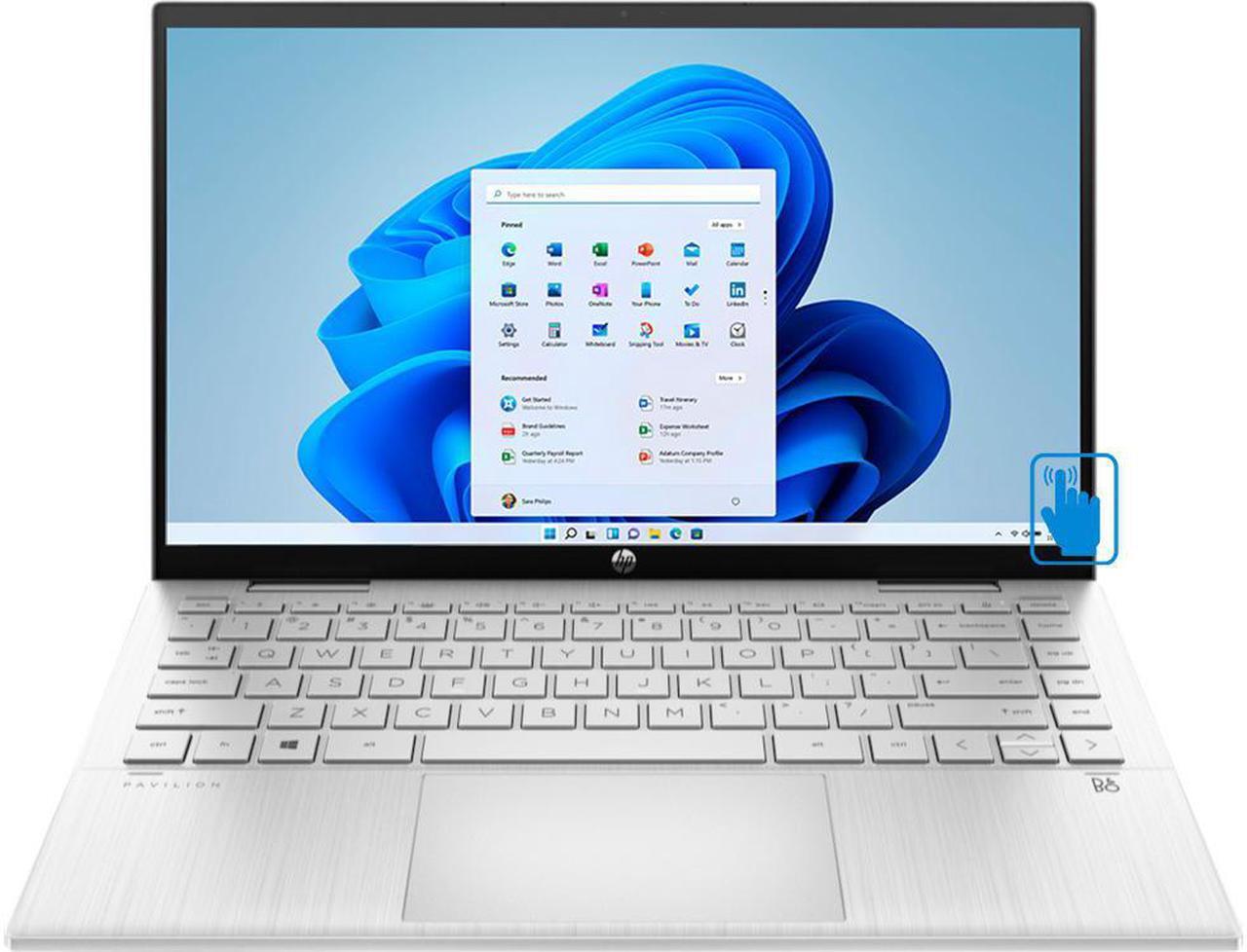 Main image of HP Pavilion x360 14 Home & Business 2-in-1 Laptop (Intel i3-1125G4 4-Core, 14.0" 60Hz Touch HD (1366x768), Intel UHD, 32GB RAM, 512GB m.2 SATA SSD, Wifi, HDMI, Webcam, Bluetooth, Win 11 Pro)
