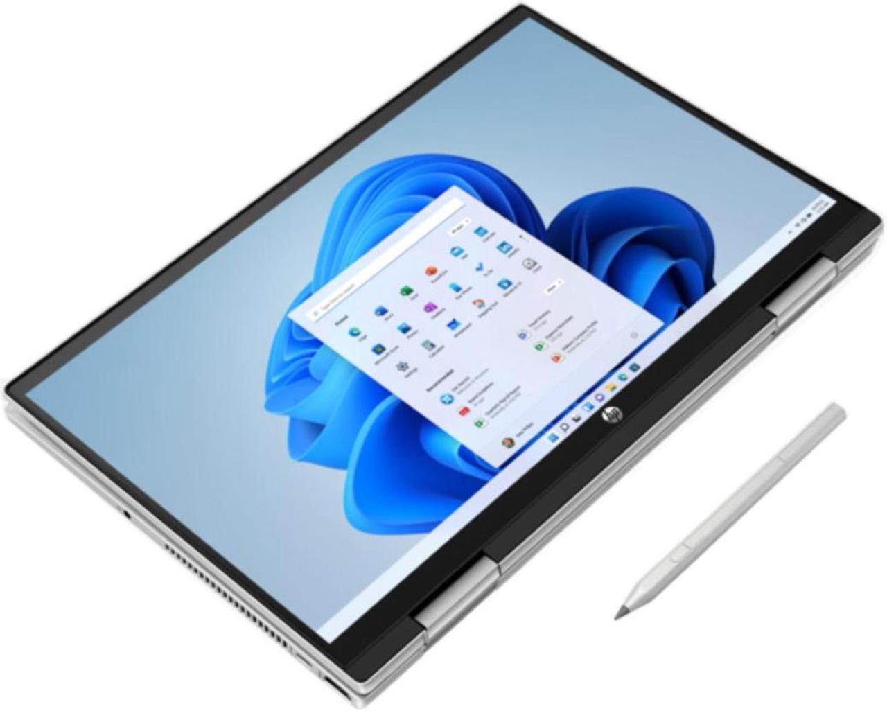 Alt view image 4 of 6 - HP Pavilion x360 14 Home & Business 2-in-1 Laptop (Intel i3-1125G4 4-Core, 14.0" 60Hz Touch HD (1366x768), Intel UHD, 32GB RAM, 512GB m.2 SATA SSD, Wifi, HDMI, Webcam, Bluetooth, Win 11 Pro)