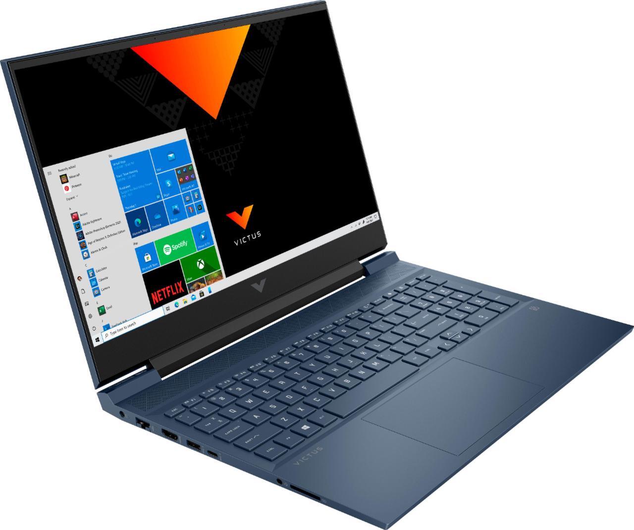 Alt view image 2 of 5 - HP Victus 16 Gaming & Entertainment Laptop (Intel i5-11400H 6-Core, 16.1" 60Hz Full HD (1920x1080), GeForce RTX 3050, 8GB RAM, 256GB SSD, Backlit KB, Wifi, HDMI, Webcam, Bluetooth, Win 11 Home)