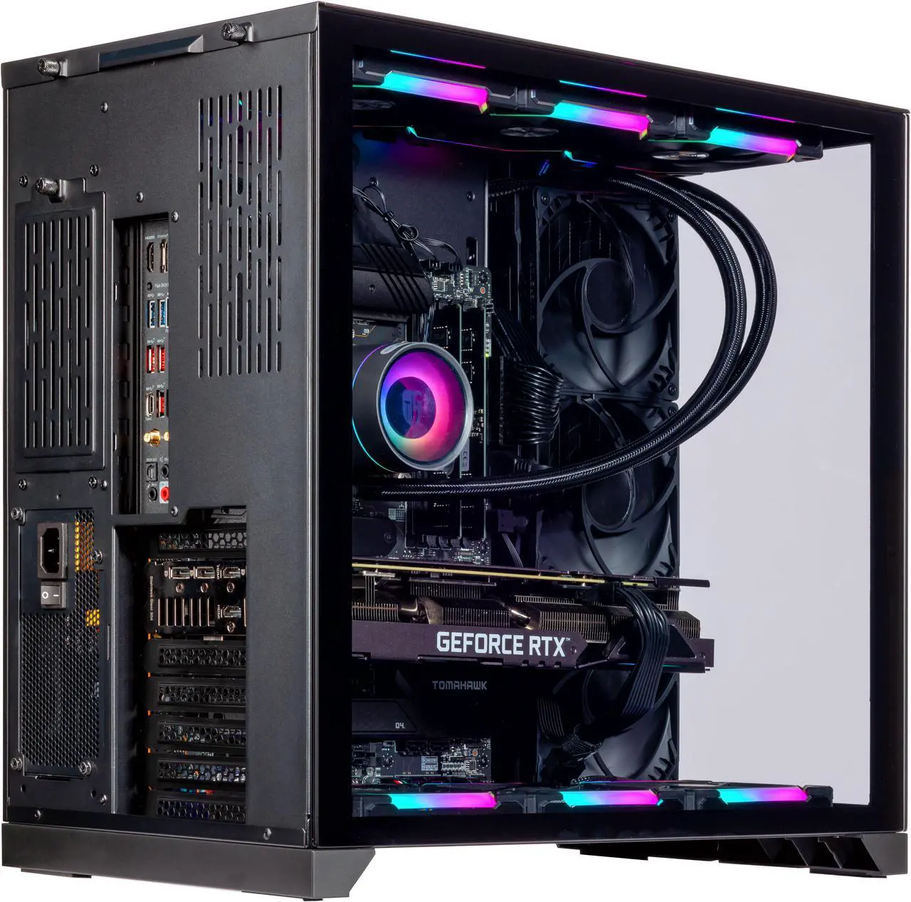 Alt view image 4 of 7 - Velztorm Orix Gaming Custom Desktop (Intel i9-12900K 16-Core, GeForce RTX 3050, 32GB DDR5 4800MHz RAM, 1TB m.2 SATA SSD + 2TB  HDD, Wifi, USB 3.2, HDMI, Display Port, Win 10 Pro)