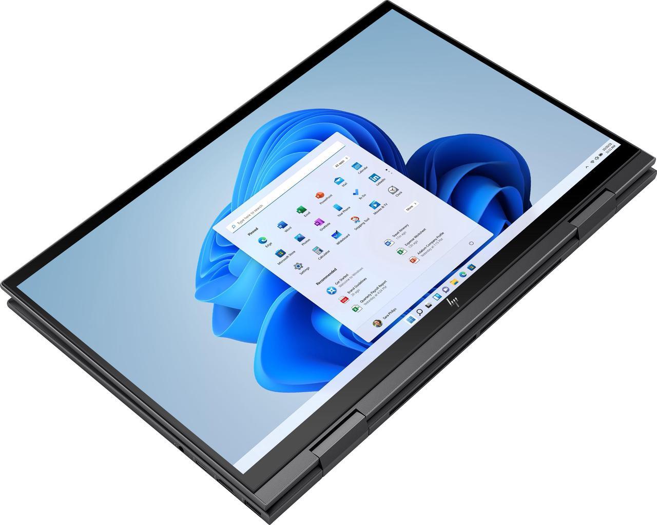 Alt view image 6 of 7 - HP ENVY x360 Home & Business 2-in-1 Laptop (AMD Ryzen 7 5700U 8-Core, 15.6" 60Hz Touch Full HD (1920x1080), AMD Radeon, 64GB RAM, 512GB PCIe SSD, Backlit KB, Wifi, USB 3.2, HDMI, Win 11 Home)
