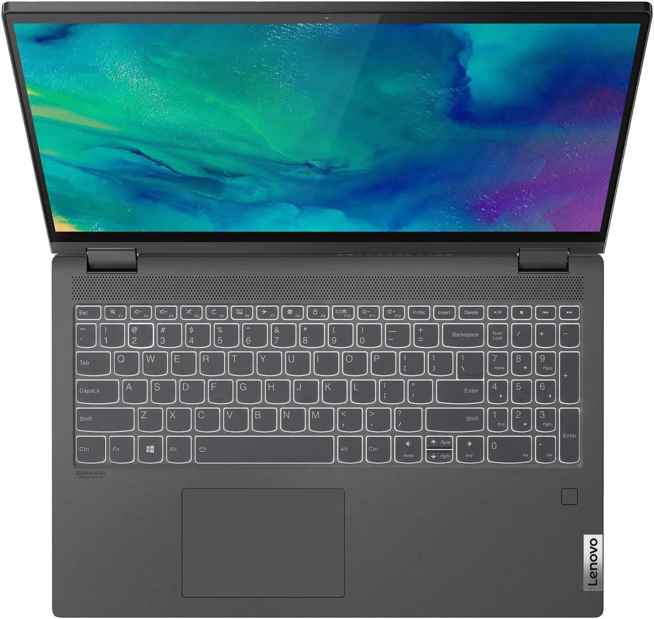 Alt view image 3 of 7 - Lenovo IdeaPad Flex 5 15A Home & Business 2-in-1 Laptop (AMD Ryzen 7 5700U 8-Core, 15.6" 60Hz Touch Full HD (1920x1080), AMD Radeon, 16GB RAM, 1TB PCIe SSD, Backlit KB, Wifi, USB 3.2, Win 11 Pro)