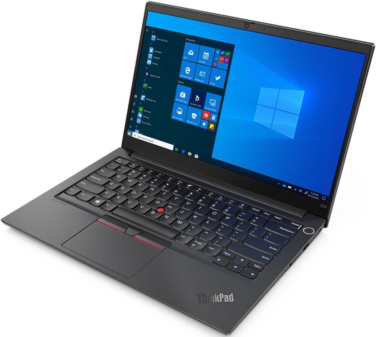 Alt view image 2 of 6 - Lenovo ThinkPad E14 Gen 3 Home & Business Laptop (AMD Ryzen 5 5500U 6-Core, 14.0" 60Hz Full HD (1920x1080), AMD Radeon, 8GB RAM, 256GB SSD, Wifi, USB 3.2, HDMI, Webcam, Bluetooth, Win 10 Pro)