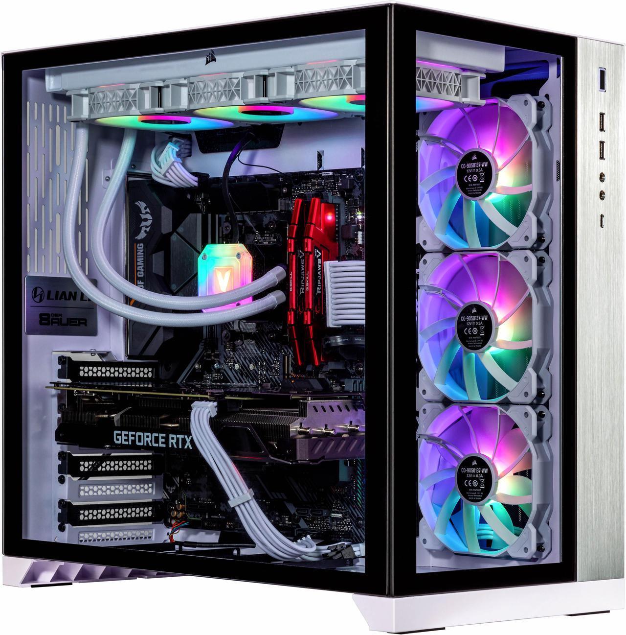 Main image of Velztorm Lux Lyte Custom Built Gaming Desktop PC (AMD Ryzen 9 - 5900X 12-Core, GeForce RTX 3070, 32GB RAM, 512GB PCIe SSD + 2TB HDD (3.5), Wifi, USB 3.2, HDMI, Bluetooth, Display Port, Win 10 Pro)