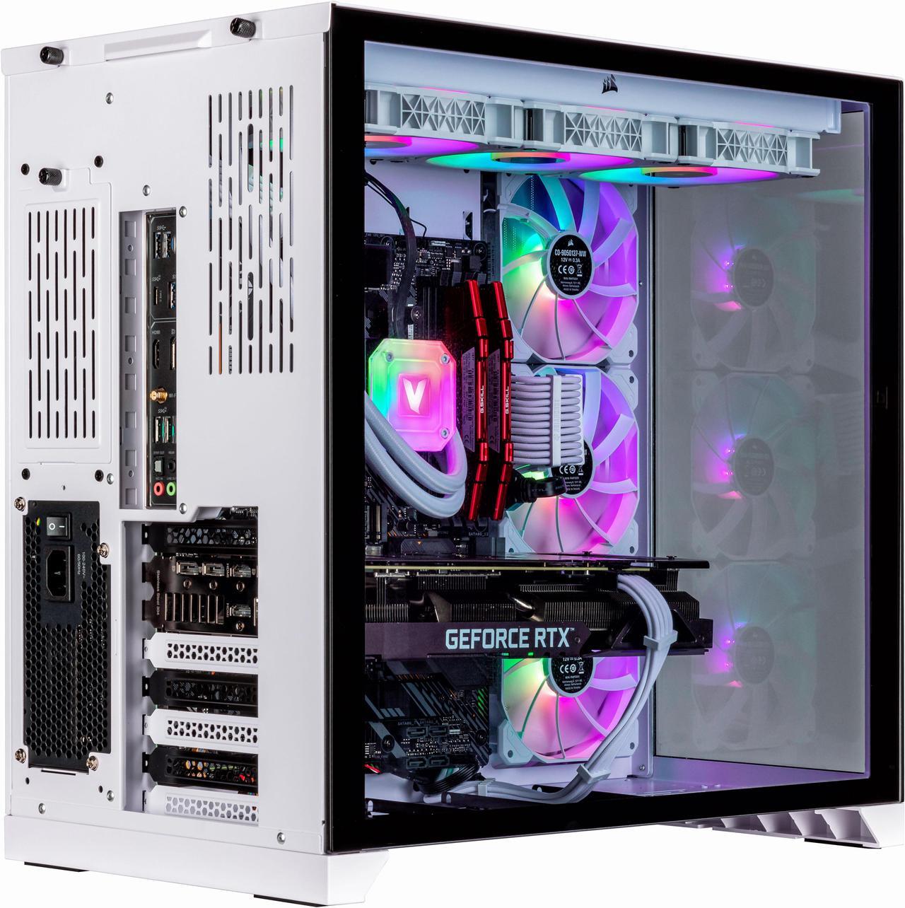 Alt view image 4 of 7 - Velztorm Lux Lyte Custom Built Gaming Desktop PC (AMD Ryzen 9 - 5900X 12-Core, GeForce RTX 3070, 32GB RAM, 512GB PCIe SSD + 2TB HDD (3.5), Wifi, USB 3.2, HDMI, Bluetooth, Display Port, Win 10 Pro)