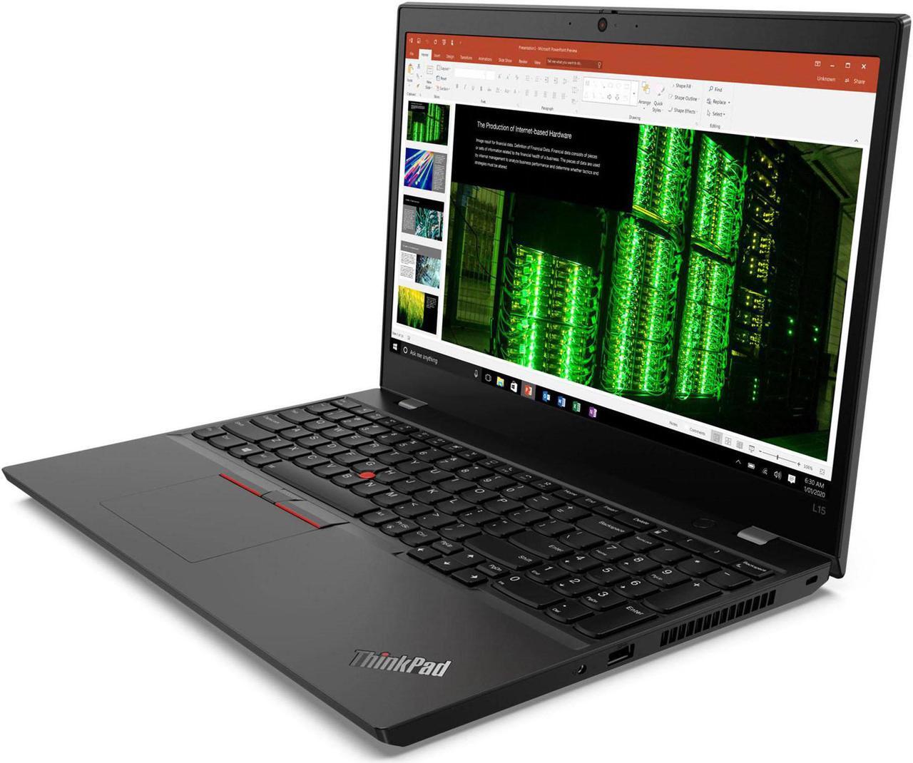 Alt view image 3 of 7 - Lenovo ThinkPad L15 Gen 2 Home & Business Laptop (Intel i7-1165G7 4-Core, 15.6" 60Hz Full HD (1920x1080), Intel Iris Xe, 16GB RAM, 256GB SSD, Backlit KB, Wifi, USB 3.2, HDMI, Webcam, Win 10 Pro)