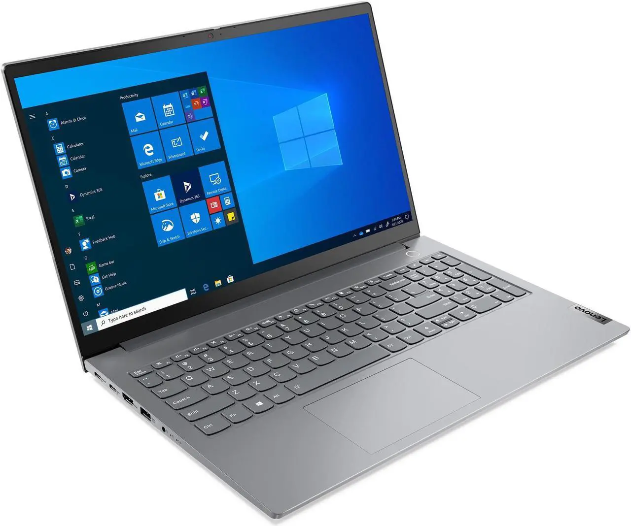 Alt view image 2 of 7 - Lenovo ThinkBook 15 G3 ACL Home & Business Laptop (AMD Ryzen 5 5500U 6-Core, 15.6" 60Hz Full HD (1920x1080), AMD Radeon, 20GB RAM, 1TB m.2 SATA SSD, Backlit KB, Win 10 Pro) with G2 Universal Dock