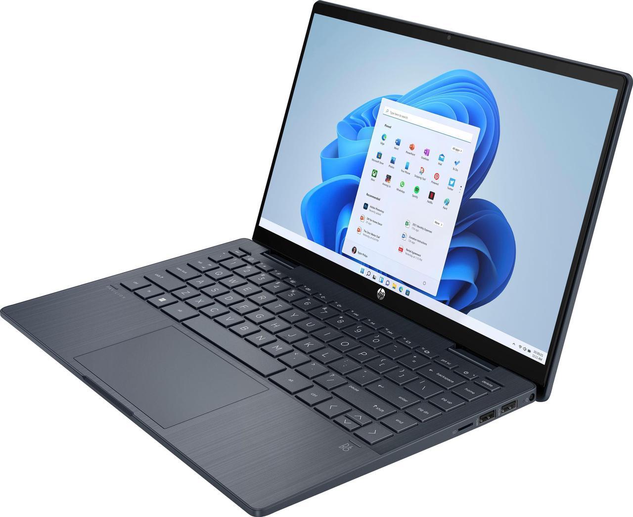 Alt view image 3 of 7 - HP Pavilion 14-ek0013dx Home & Business 2-in-1 Laptop (Intel i3-1215U 6-Core, 14.0" 60Hz Touch Full HD (1920x1080), Intel UHD, 8GB RAM, 1TB PCIe SSD, Wifi, Win 11 Home S-Mode) with DV4K Dock
