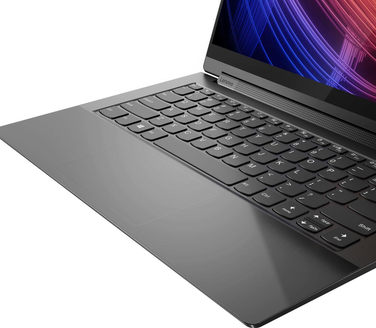 Alt view image 4 of 7 - Lenovo Yoga 9i Home & Entertainment 2-in-1 Laptop (Intel i7-1195G7 4-Core, 14.0" 60Hz Touch 4K Ultra HD (3840x2160), Intel Iris Xe, 16GB RAM, 2TB PCIe SSD, Backlit KB, Wifi, USB 3.2, Win 11 Pro)