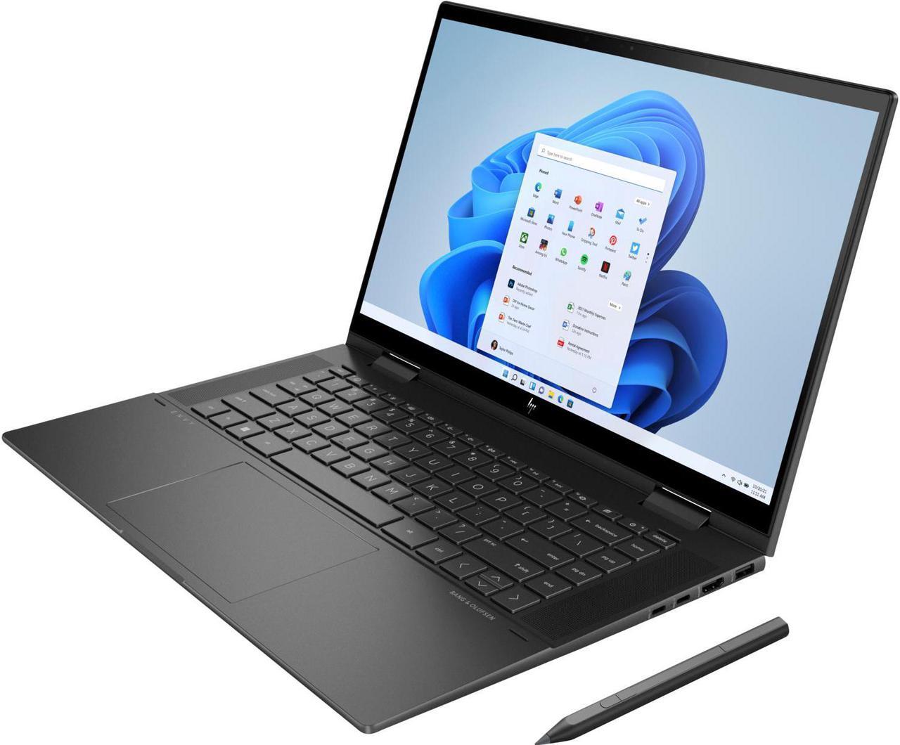 Alt view image 3 of 7 - HP ENVY x360 15 Home & Business 2-in-1 Laptop (AMD Ryzen 7 5825U 8-Core, 15.6" 60Hz Touch Full HD (1920x1080), AMD Radeon, 8GB RAM, 256GB SSD, Backlit KB, Wifi, HDMI, Webcam, Win 11 Home)