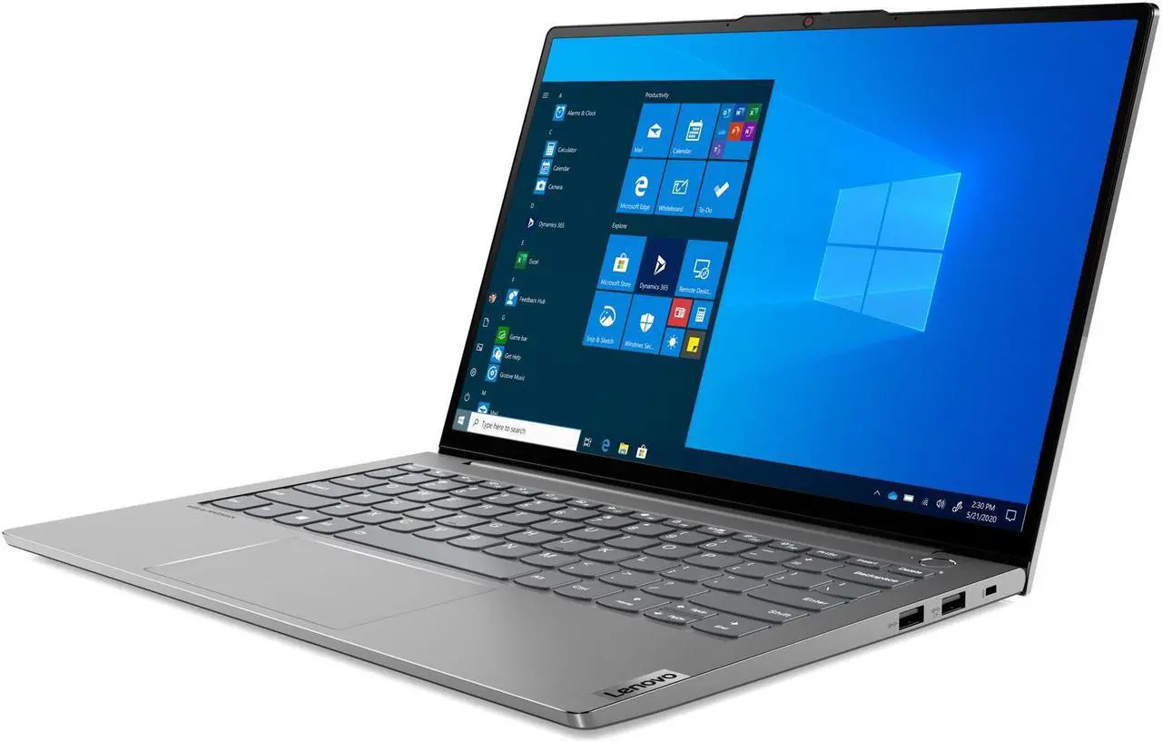 Alt view image 3 of 7 - Lenovo ThinkBook 13s G3 ACN Home & Business Laptop (AMD Ryzen 5 5600U 6-Core, 13.3" 60Hz Wide UXGA (1920x1200), AMD Radeon, 8GB RAM, 256GB SSD, Win 11 Pro) with Travel & Work Backpack