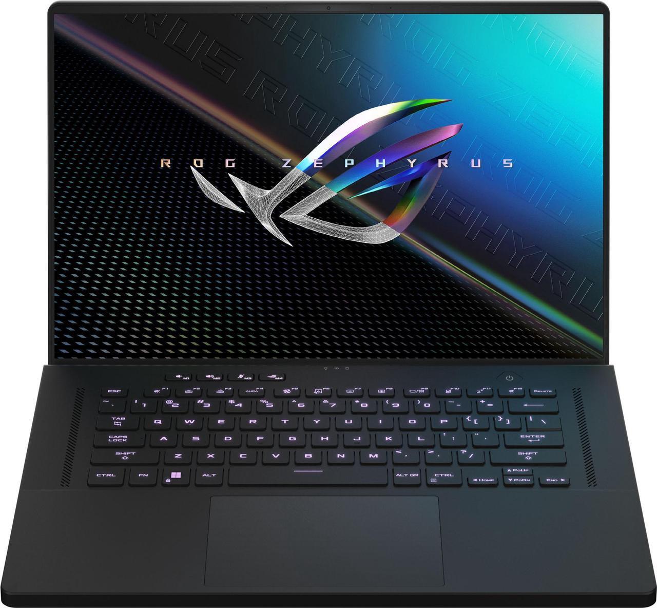 Main image of ASUS ROG Zephyrus M16 Gaming Laptop (Intel i7-12700H 14-Core, 24GB DDR5 4800MHz RAM, 2x2TB PCIe SSD RAID 0  (4TB), NVIDIA GeForce RTX 3060, 16.0" 165 Hz Wide UXGA (1920x1200), Win 11 Home) Refurbished