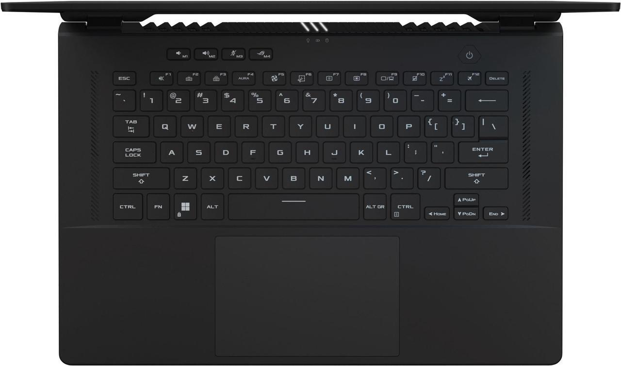 Alt view image 4 of 7 - ASUS ROG Zephyrus M16 Gaming Laptop (Intel i7-12700H 14-Core, 24GB DDR5 4800MHz RAM, 2x2TB PCIe SSD RAID 0  (4TB), NVIDIA GeForce RTX 3060, 16.0" 165 Hz Wide UXGA (1920x1200), Win 11 Home) Refurbished