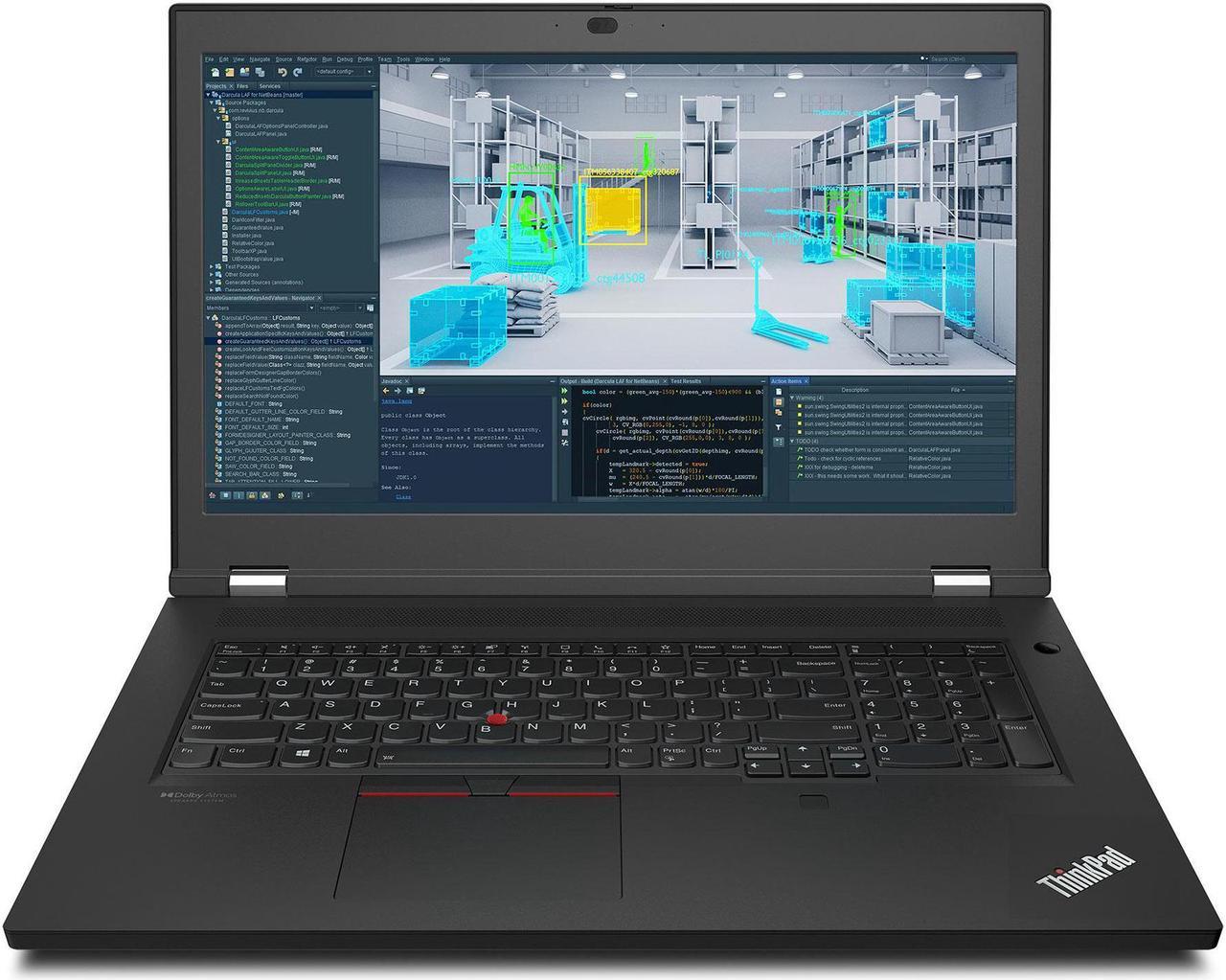 Main image of Lenovo ThinkPad P17 Gen 2 17.3" 4K UHD IPS Workstation Laptop (Intel i7-11800H 8-Core, RTX A2000 4GB, 16GB RAM, 2x512GB PCIe SSD RAID 1  (512GB), 2 Thunderbolt 4, Backlit KYB, FP, WiFi 6E, Win10Pro)