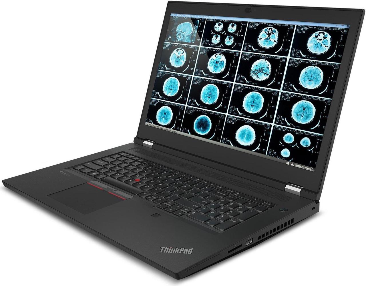 Alt view image 3 of 7 - Lenovo ThinkPad P17 Gen 2 17.3" 4K UHD IPS Workstation Laptop (Intel i7-11800H 8-Core, RTX A2000 4GB, 16GB RAM, 2x512GB PCIe SSD RAID 1  (512GB), 2 Thunderbolt 4, Backlit KYB, FP, WiFi 6E, Win10Pro)