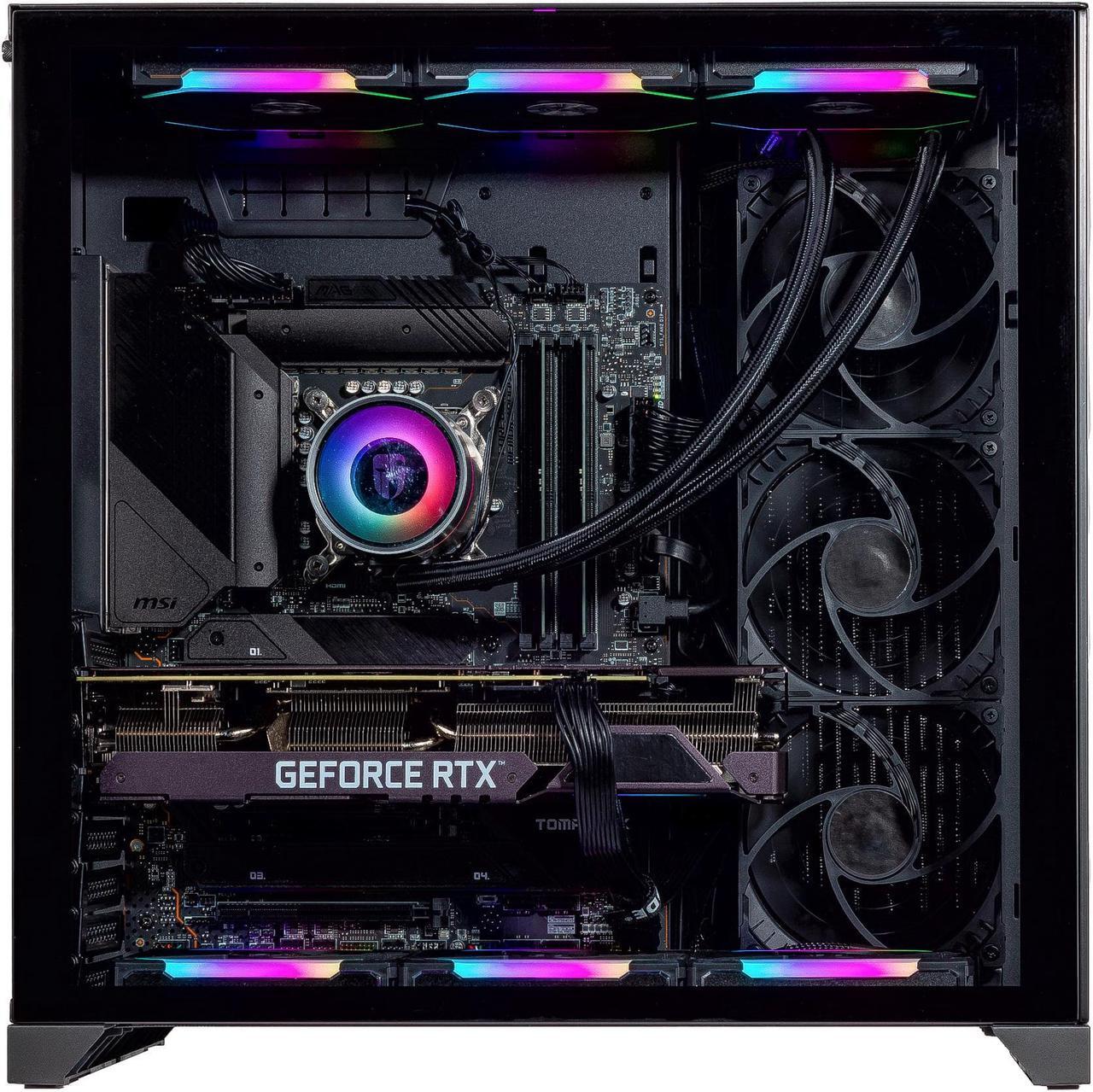 Alt view image 3 of 7 - Velztorm Orix Gaming Desktop PC (Intel i9-12900K 16-Core, 16GB DDR5 4800MHz RAM, 1TB PCIe SSD, GeForce RTX 4060, Wifi, Bluetooth, Black, Win 10 Home)