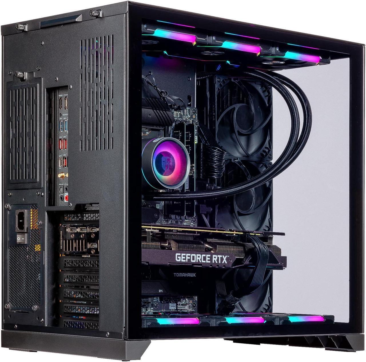 Alt view image 4 of 7 - Velztorm Orix Gaming Desktop PC (Intel i9-12900K 16-Core, 16GB DDR5 4800MHz RAM, 1TB PCIe SSD, GeForce RTX 4060, Wifi, Bluetooth, Black, Win 10 Home)