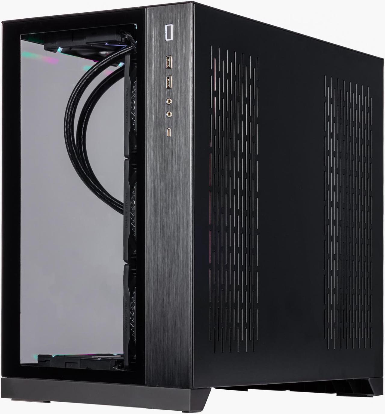 Alt view image 6 of 7 - Velztorm Orix Gaming Desktop PC (Intel i9-12900K 16-Core, 16GB DDR5 4800MHz RAM, 1TB PCIe SSD, GeForce RTX 4060, Wifi, Bluetooth, Black, Win 10 Home)