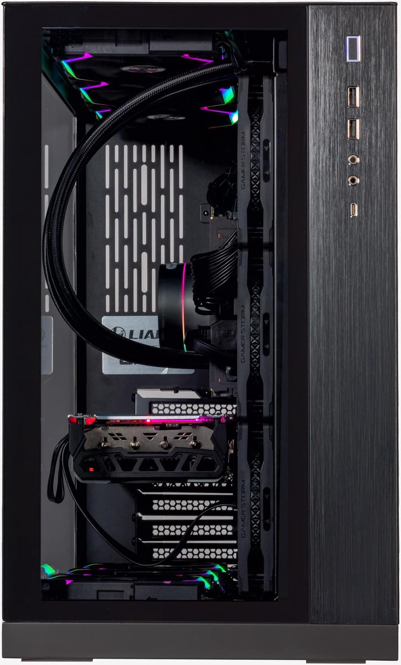 Alt view image 5 of 7 - Velztorm Orix Gaming Desktop PC (Intel i9-12900K 16-Core, 16GB DDR5 4800MHz RAM, 1TB PCIe SSD, GeForce RTX 4060, Wifi, Bluetooth, Black, Win 10 Home)