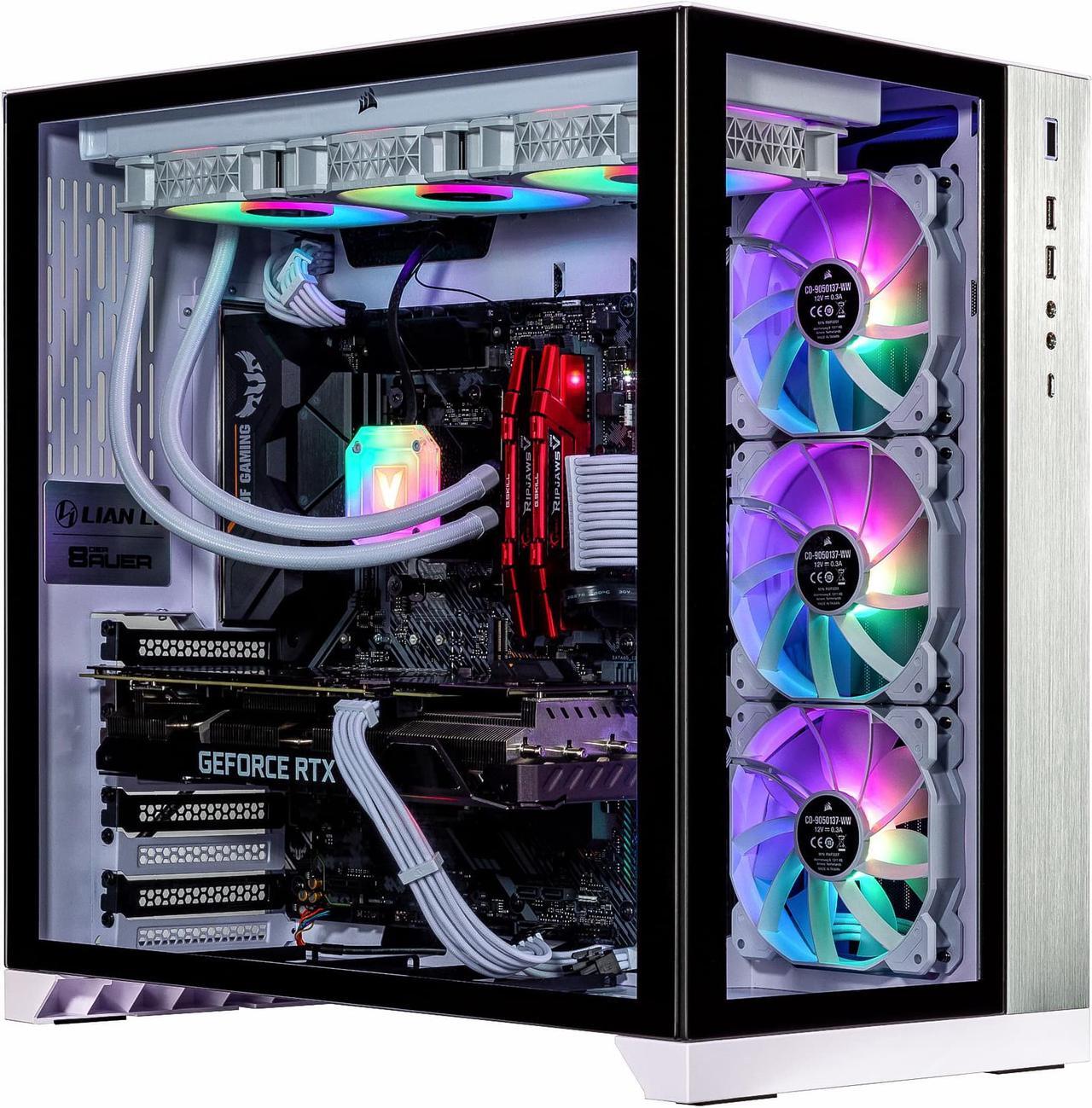 Main image of Velztorm Lux Lyte Custom Built Gaming Desktop PC (AMD Ryzen 9 - 5900X 12-Core, 64GB RAM, 2TB PCIe SSD + 2TB HDD (3.5), GeForce RTX 4060, Wifi, Bluetooth, White, Win 11 Home)