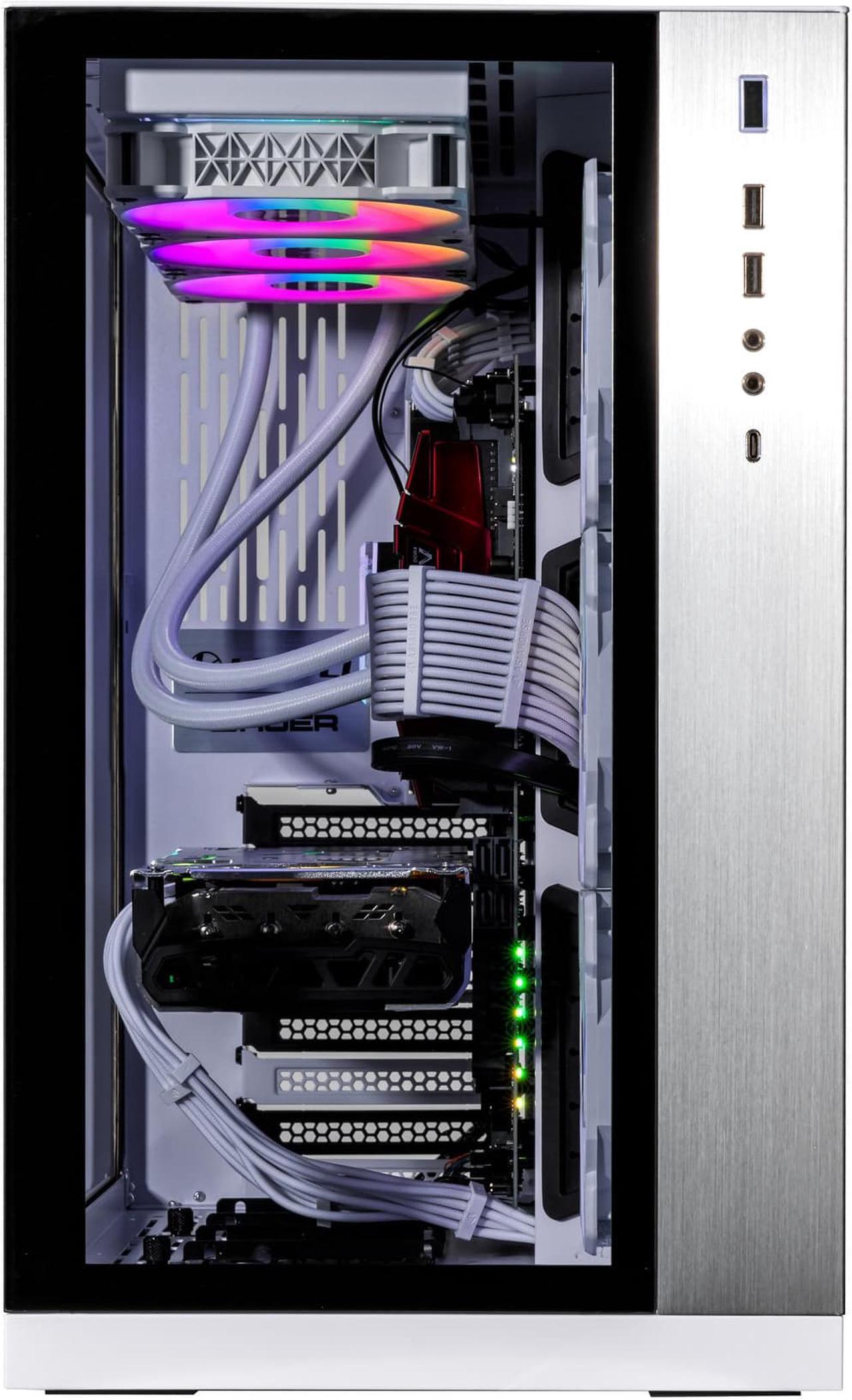 Alt view image 5 of 7 - Velztorm Lux Lyte Custom Built Gaming Desktop PC (AMD Ryzen 9 - 5900X 12-Core, 64GB RAM, 2TB PCIe SSD + 2TB HDD (3.5), GeForce RTX 4060, Wifi, Bluetooth, White, Win 11 Home)