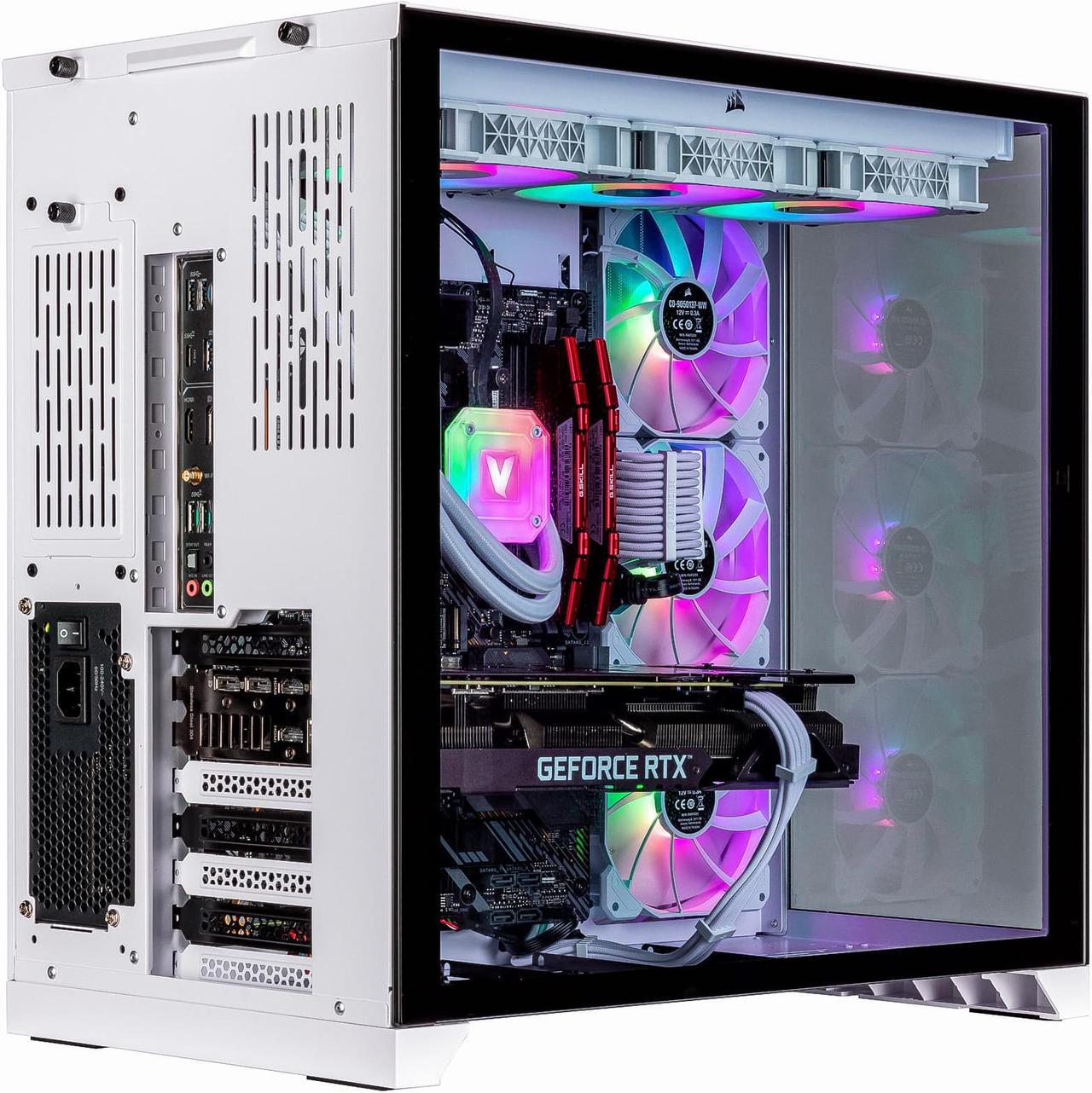 Alt view image 4 of 7 - Velztorm Lux Lyte Custom Built Gaming Desktop PC (AMD Ryzen 9 - 5900X 12-Core, 64GB RAM, 2TB PCIe SSD + 2TB HDD (3.5), GeForce RTX 4060, Wifi, Bluetooth, White, Win 11 Home)