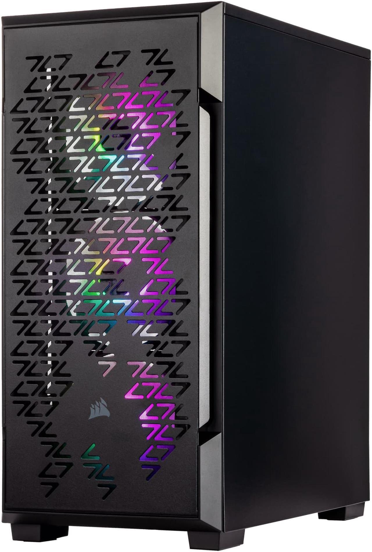 Alt view image 5 of 7 - Velztorm Ferrux II Custom Built Gaming Desktop PC (Intel i9-12900K 16-Core, 128GB RAM, 2TB PCIe SSD + 2TB HDD (3.5), GeForce RTX 3050, Wifi, Bluetooth, Black, Win 10 Pro)