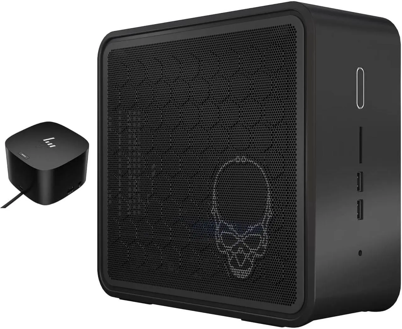 Main image of Intel NUC 9 NUC9i9QNX Home & Entertainment Mini Desktop (Intel i9-9980HK, Intel UHD 630, 64GB RAM, 2x4TB PCIe SSD RAID 1  (4TB), Wifi, HDMI, Bluetooth, SD Card, Win 10 Home) with 120W G4 Dock