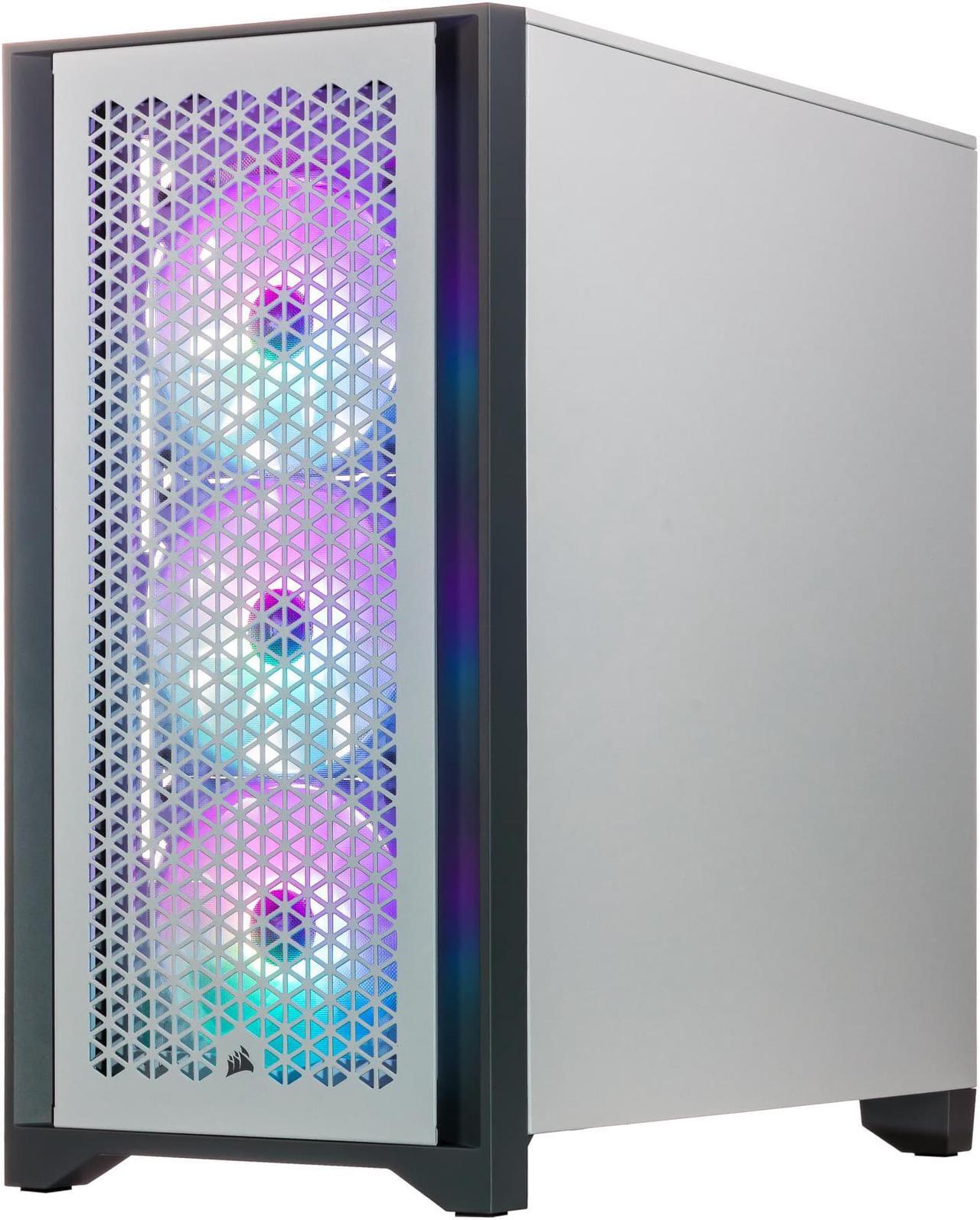 Alt view image 5 of 7 - Velztorm Argentux Gaming Desktop PC White White (Intel i7-11700K 8-Core, 128GB DDR4, 2TB PCIe SSD + 3TB HDD (3.5), Radeon RX 6900 XT 16GB, 360mm AIO, RGB Fans, 750W PSU, AC WiFi, BT, Win10H) VELZ0014