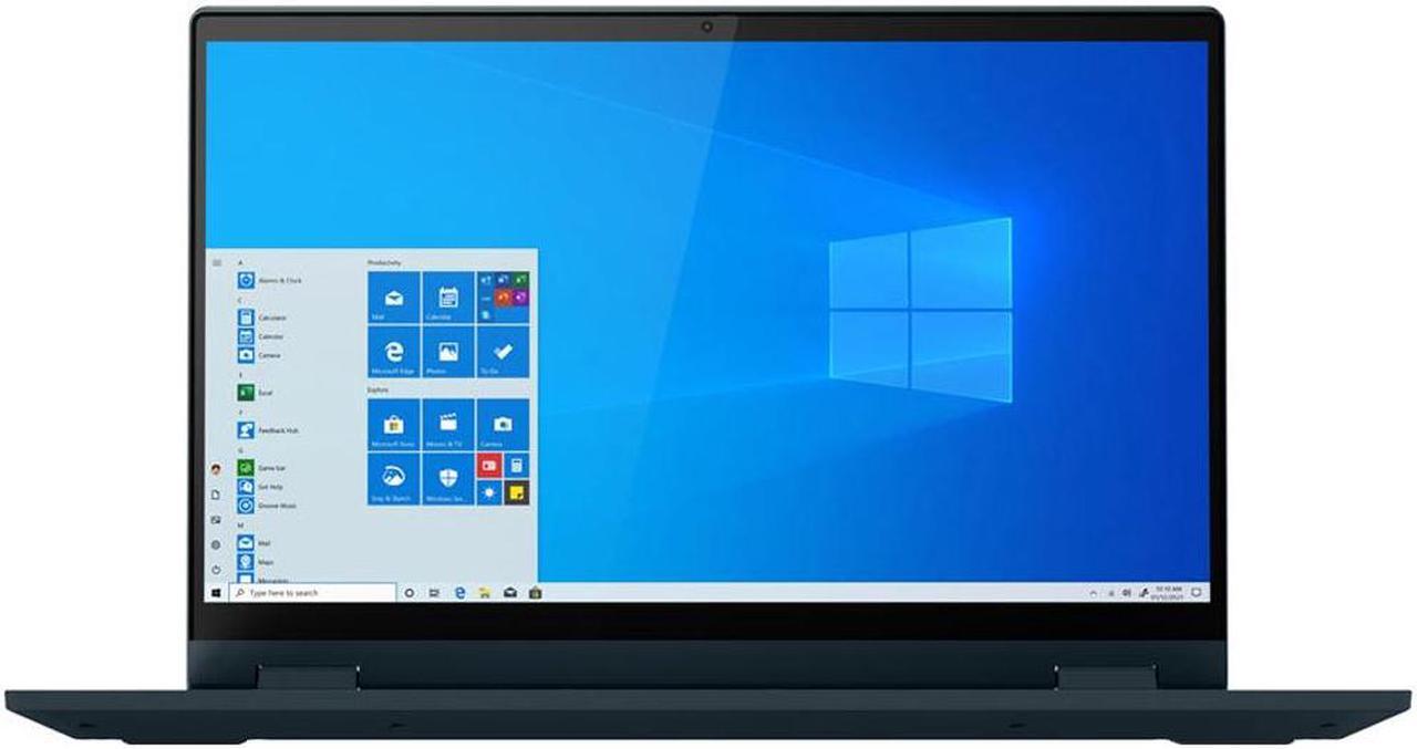 Alt view image 2 of 6 - Lenovo IdeaPad Flex 5 14ALC05 Home & Business Laptop (AMD Ryzen 7 5700U 8-Core, 14.0" 60Hz Touch Full HD (1920x1080), AMD Radeon, 16GB RAM, 2TB PCIe SSD, Backlit KB, Win 11 Pro) with DV4K Dock